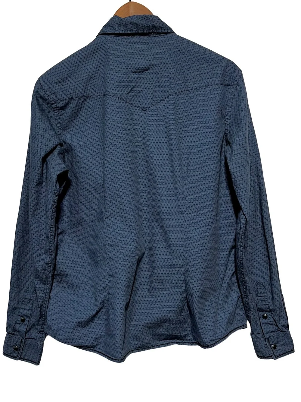 Panhandle Rough Stock Western Snap Shirt Embroidered Yoke Cowboy Rodeo Aztec M - Picture 4 of 9